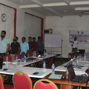 Sri Lanka, Working Journalist Association (SLWJ) is conducting a training workshop on digital media workshop for young and women journalists